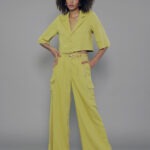 Camisa Feminina Manga Curta CM.163.0001 - Verde Oliva-064030, PP