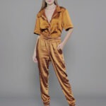 Camisa Feminina Manga Curta CM.163.0009 - Marrom-080022, PP