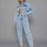 Jaqueta Feminina Bomber 30367 - Estonado Azul Médio-034069, P