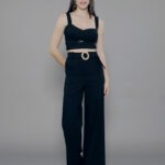 Top Feminino Alça Média Decote Arredondado TP.162.0002 - Preto-020001, PP