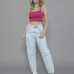 Top Feminino Alça Média Decote Quadrado TP.162.0004 - Roxo-054036, PP