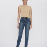 Regata Feminina Slim em Malha Tricot BL.162.0033 - Areia, PP