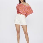 Short Feminino Clochard Cintura Alta com Elástico 30394 - Off White-000270, 36