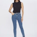 Regata Feminina Slim em Malha Tricot BL.162.0033 - Preto, PP